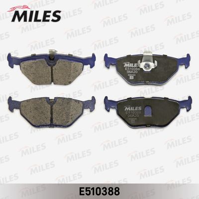 Комплект тормозных колодок, дисковый тормоз MILES E510388 для ALPINA B10