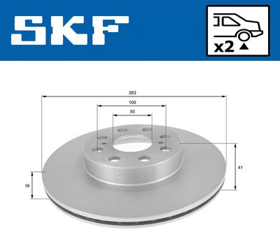 SKF Stabdžių diskas