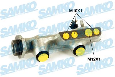 Главный тормозной цилиндр SAMKO P12589 для RENAULT FUEGO