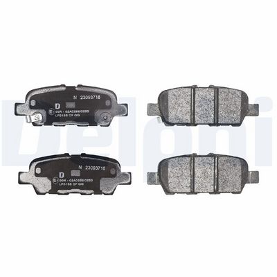 Brake Pad Set, disc brake LP3158