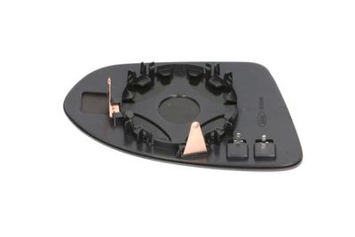 Zijspiegel glas Links (asferisch, met verwarming, chroom) past: OPEL ASTRA K, INSIGNIA B 06.15-