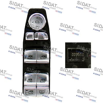 ключ(бутон), стъклоповдигане SIDAT 5.145650A2