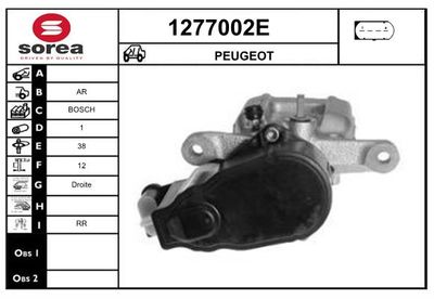 BREMSSATTEL SNRA 1277002E