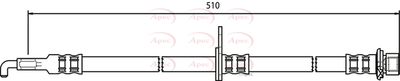 Brake Hose APEC HOS3746