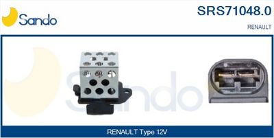 Resistenza anteriore, elettromotore (ventola radiatore) SANDO SRS71048.0