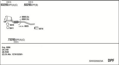 SISTEM DE ESAPAMENT WALKER SKK026623A