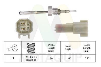 SENZOR TEMPERATURA GAZE EVACUARE
