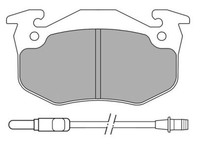 FREMAX FBP-0477 Тормозные колодки и сигнализаторы для RENAULT TWINGO I (C06_) 1.2 (C066, C068)