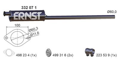 MITTELSCHALLDäMPFER