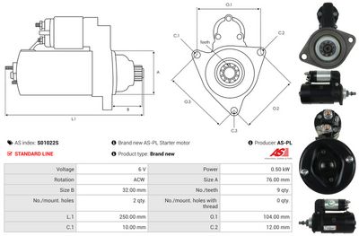 STARTER AS-PL S01022S 4