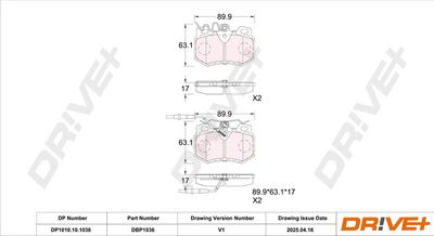 SET PLACUTE FRANA FRANA DISC DR!VE+ DP1010101036 2