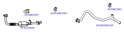 Изпускателна система OPTIMAL OP-EXSLR014