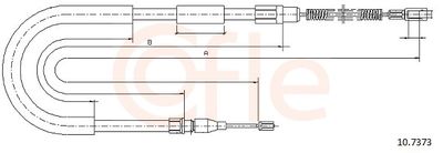 CABLU FRANA DE PARCARE