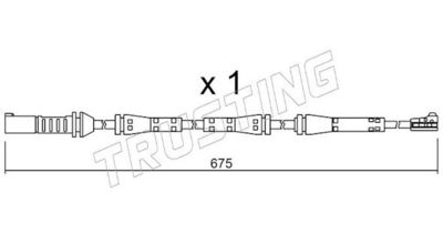 SENZOR DE AVERTIZARE UZURA PLACUTE DE FRANA TRUSTING SU278