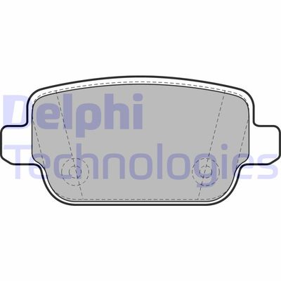 Bromsbeläggssats, skivbroms DELPHI LP1969