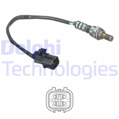 Лямбда-зонд DELPHI ES21158-12B1 для CHEVROLET SPARK