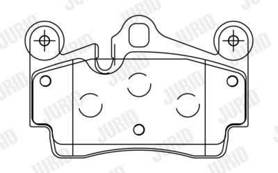 Brake Pad Set, disc brake 573227J