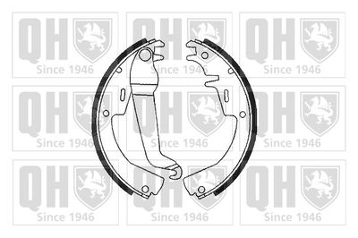 Комплект тормозных колодок QUINTON HAZELL BS549 для OPEL OLYMPIA