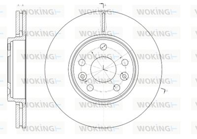 WOKING D61430.10 Тормозные диски  для RENAULT MEGANE II (BM0/1_, CM0/1_) 2.0 dCi