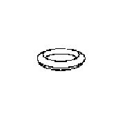 Уплотнительное кольцо, труба выхлопного газа IMASAF 09.40.56 для FIAT 242