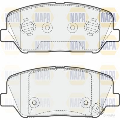 Brake Pad Set NAPA NBP1615