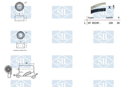 SET CUREA DE DISTRIBUTIE Saleri SIL TK1469 1