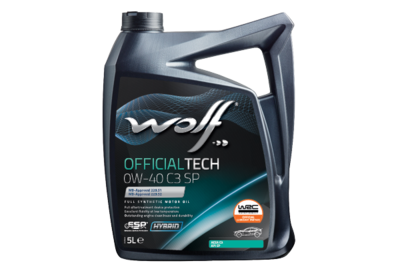 Motorolje WOLF OFFICIALTECH 0W-40 C3 SP 5L