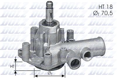 Водяной насос, охлаждение двигателя DOLZ M140 для ROVER 2000-3500