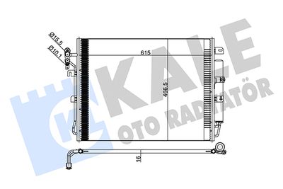 KALE OTO RADYATÖR 378000 Радиатор кондиционера  для LAND ROVER DISCOVERY III (L319) 2.7 TD 4x4