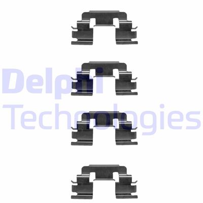 Комплектующие, колодки дискового тормоза DELPHI LX0381 для LAND ROVER FREELANDER