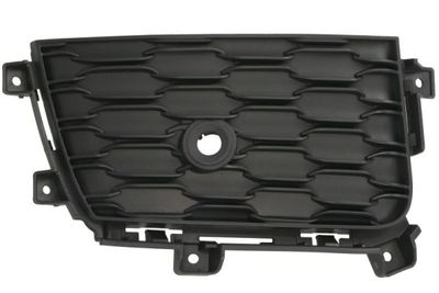 Voorbumper afdekking Voor Rechts (met parkeersensor gaten, plastic, zwart, ALTITUDE/LAREDO/LIMITED/OVERLAND/SUMMIT) past: JEEP GRAND CHEROKEE V 06.20-