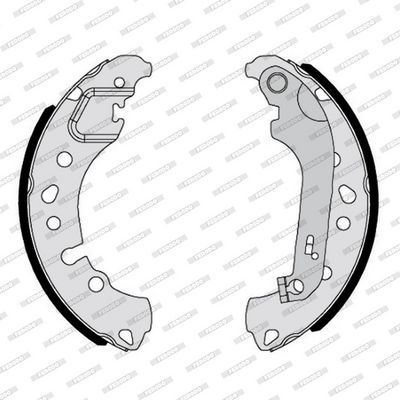 SET SABOTI FRANA FERODO FSB4326 1