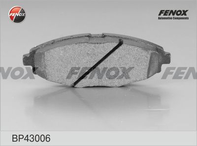 Комплект тормозных колодок, дисковый тормоз FENOX BP43006 для CHERY QQ