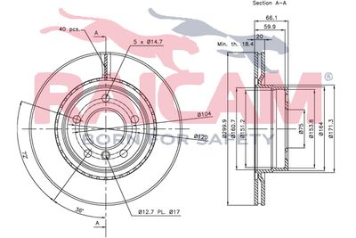 DISC FRANA RAICAM RD00081 2