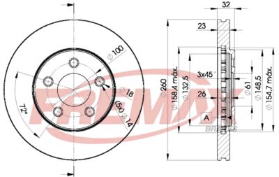 FREMAX BD-6935 Тормозной диск 