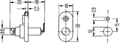 HELLA 6ZF 004 365-031 HELLA 6ZF 004 365-031