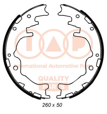 Комплект тормозных колодок IAP QUALITY PARTS 705-11070 для MAZDA B-SERIE