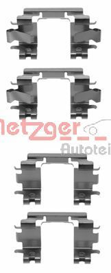 Комплектующие, колодки дискового тормоза METZGER 109-1257 для HONDA LOGO