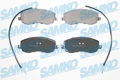 Комплект тормозных колодок, дисковый тормоз SAMKO 5SP1557 для LANCIA PHEDRA