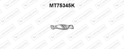 Катализатор VENEPORTE MT75345K для MITSUBISHI SPACE