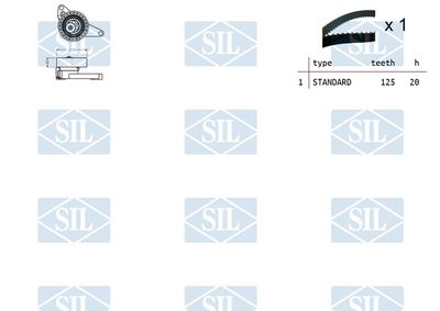 SET CUREA DE DISTRIBUTIE Saleri SIL TK1221 1