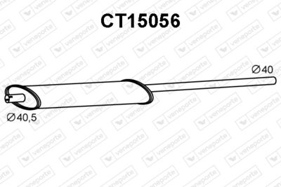 Предглушитель выхлопных газов VENEPORTE CT15056 для CITROËN C15