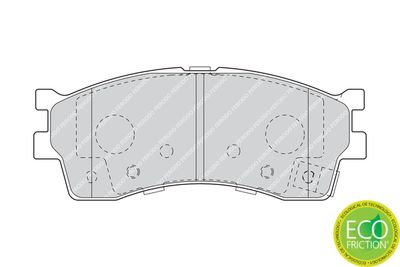 SET PLACUTE FRANA FRANA DISC FERODO FDB1602 1