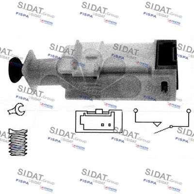 Выключатель фонаря сигнала торможения SIDAT 5.140097 для FIAT DOBLO
