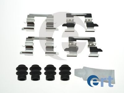 Комплектующие, колодки дискового тормоза ERT 420263 для NISSAN TIIDA