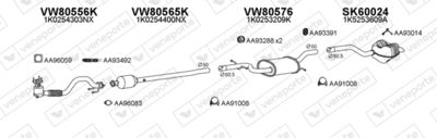 ABGASANLAGE VENEPORTE 600111
