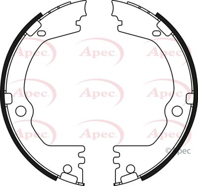 Brake Shoe Set, parking brake APEC SHU833