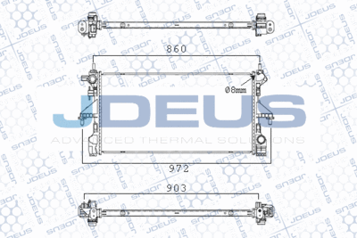 RADIATOR RACIRE MOTOR JDEUS M0210600