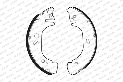 SET SABOTI FRANA FERODO FSB541 1