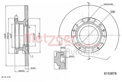 Brake Disc 6110878